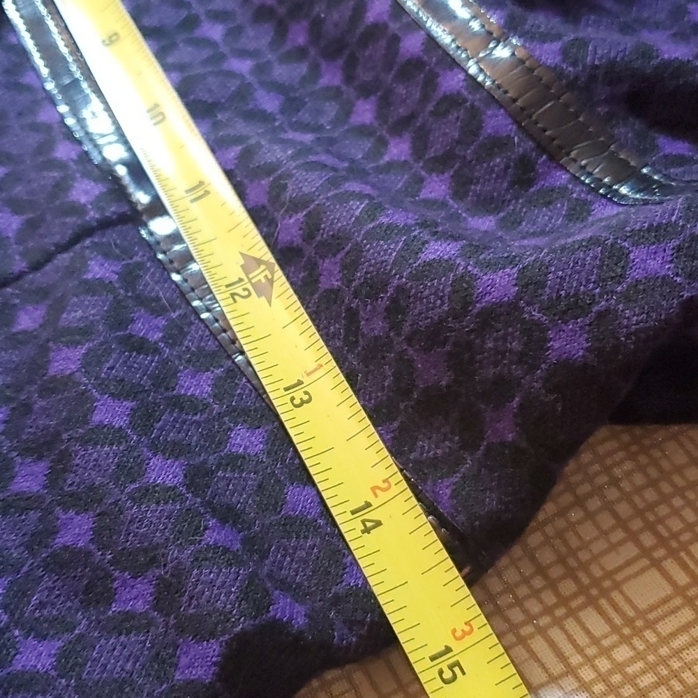 Evan Picone Purple Sleeveless Midi Sheath Dress Size 6 Career Work Business - Picture 5 of 11